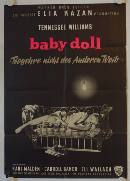 Baby Doll - Begehre nicht des anderen Weib originales deutsches Filmplakat